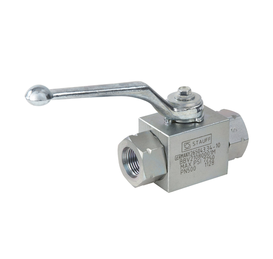 STAUFF Ball Valves | BBV / BV / FBV Series Flanged Hydraulic Ball ...